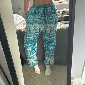 Thin beach boho pants